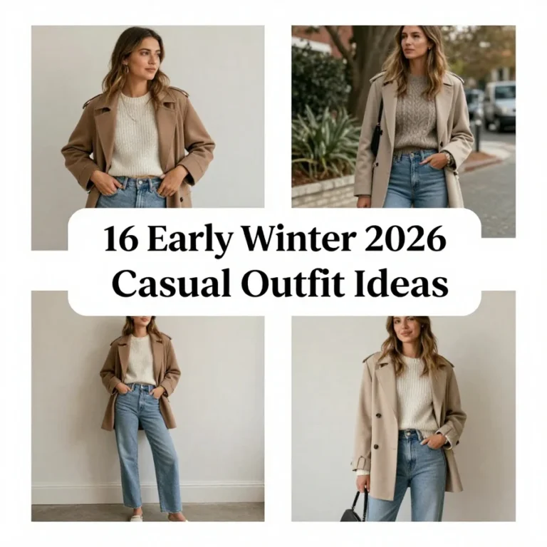 16 Early Winter 2026 Casual Outfit Ideas