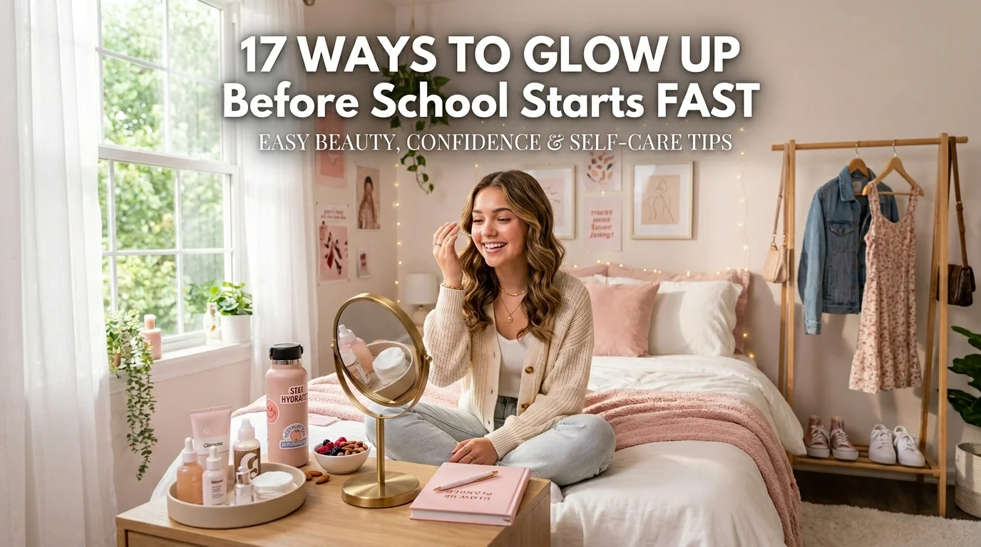 17 Ways to Glow Up Before School Starts Fast