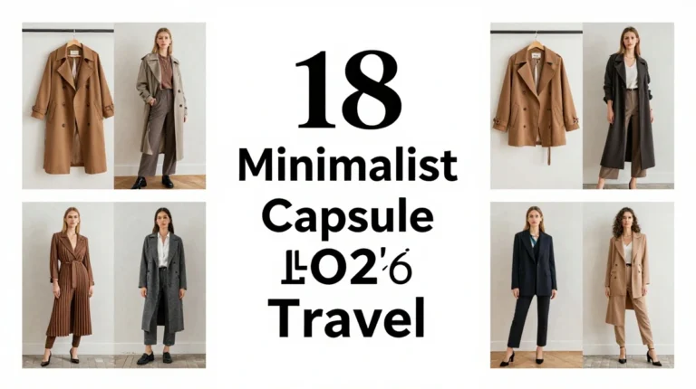 18 Minimalist Fall Capsule Closet Ideas 2026 Travel