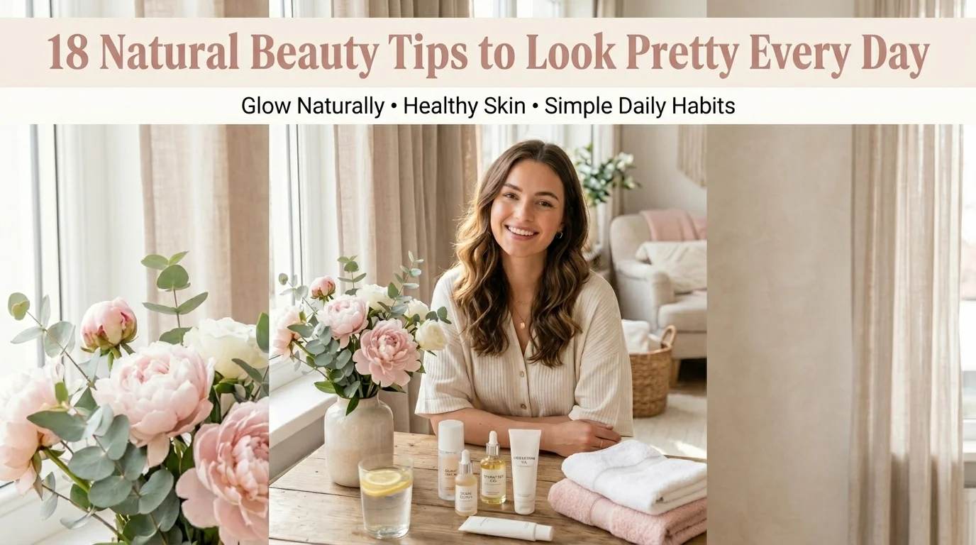 18 Natural Beauty Tips to Look Pretty Every Day