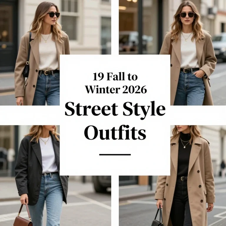 19 Fall to Winter 2026 Street Style Outfits