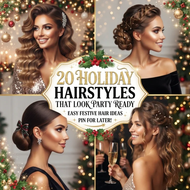 20 Holiday Hairstyles That Look Party Ready