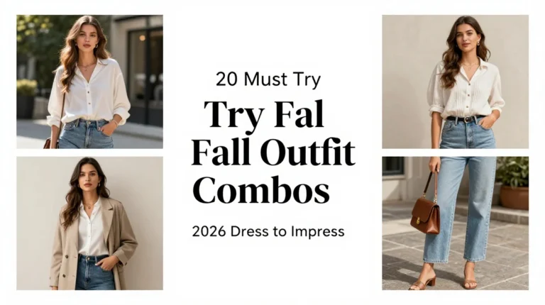 20 Must Try Fall Outfit Combos 2026 Dress to Impress
