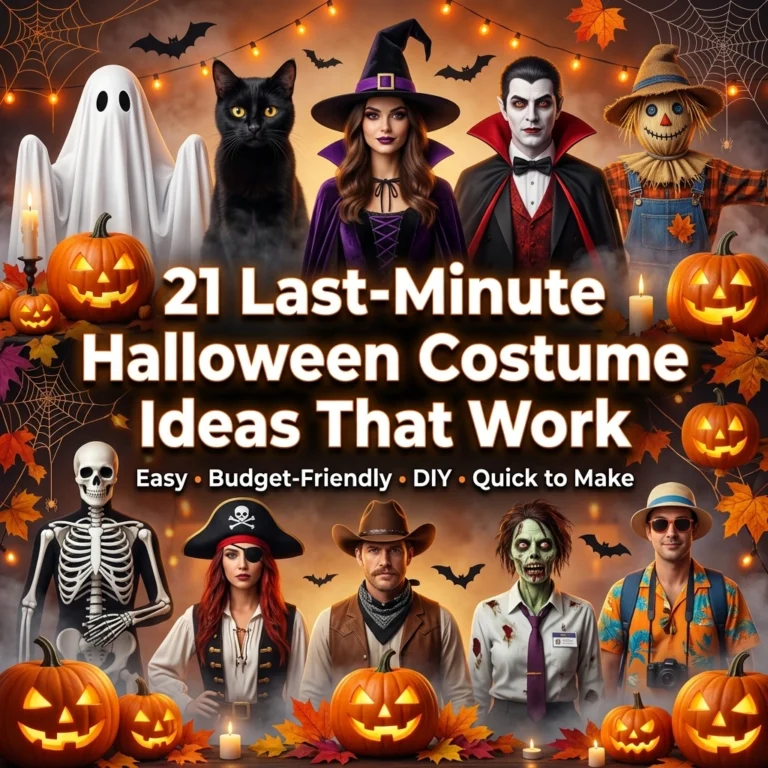 21 Last-Minute Halloween Costume Ideas That Work