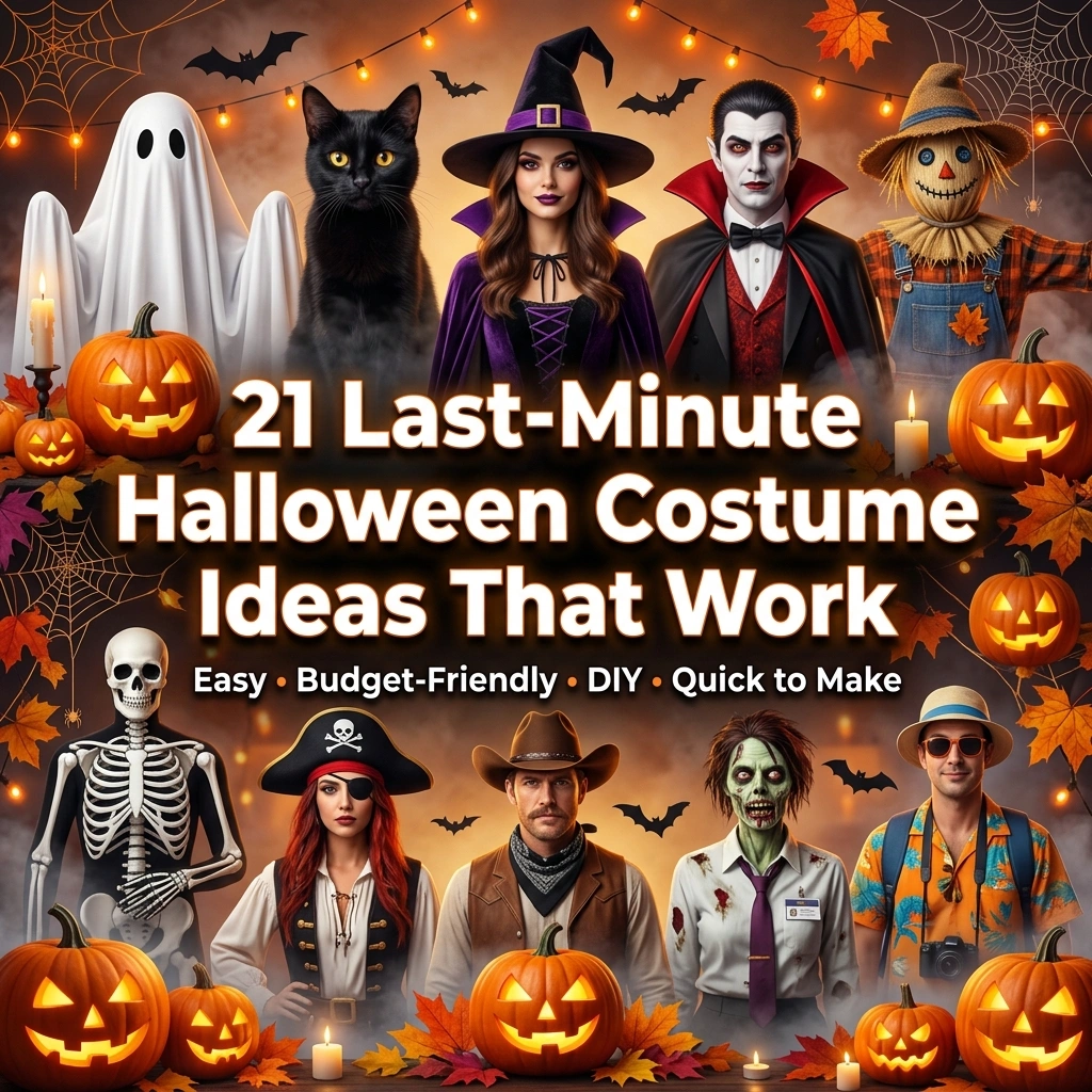 21 Last-Minute Halloween Costume Ideas That Work