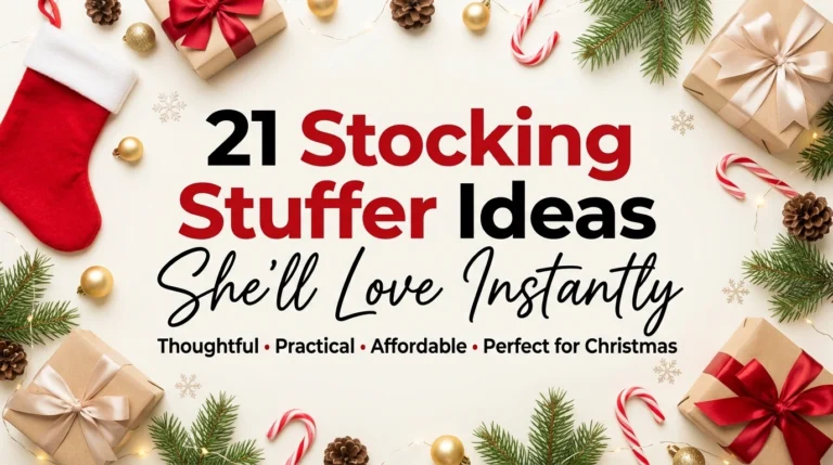 21 Stocking Stuffer Ideas She’ll Love Instantly