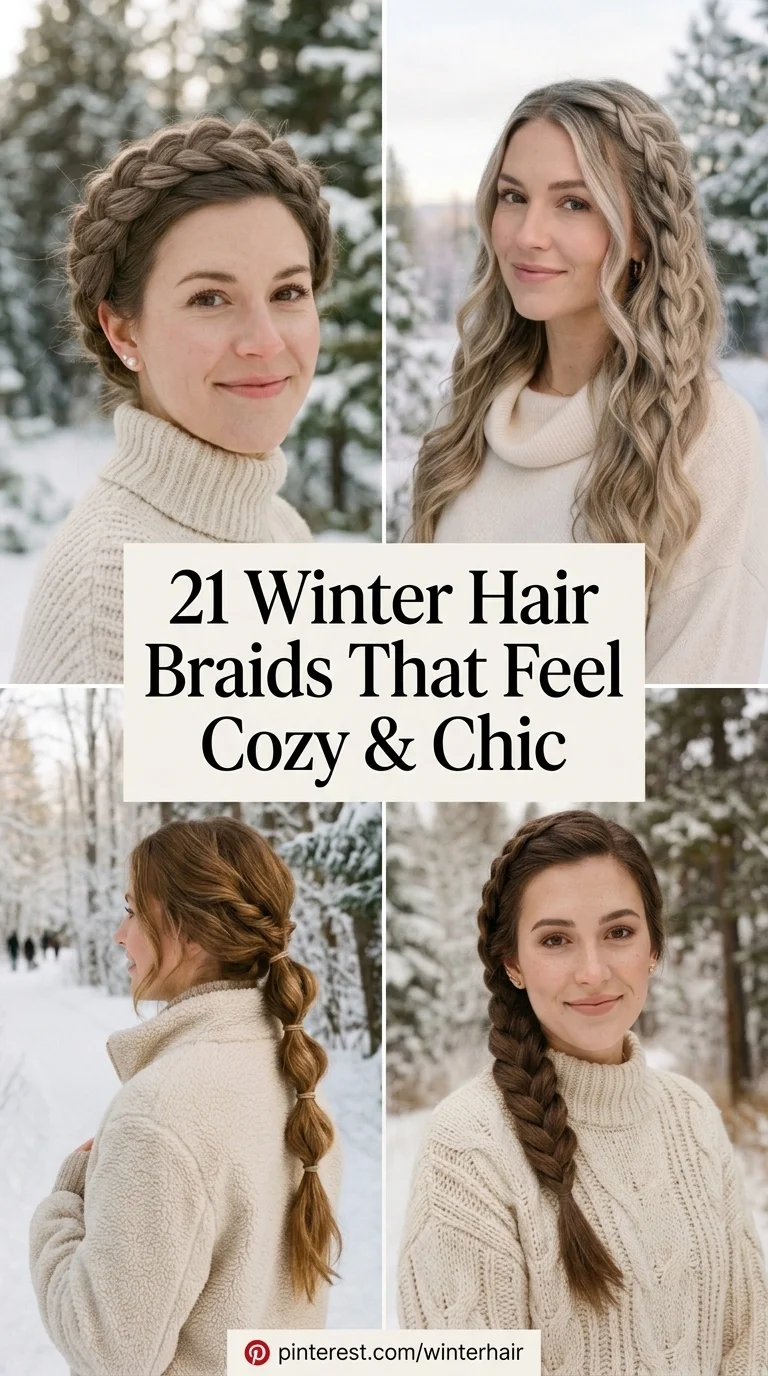 21 Winter Hair Braids That Feel Cozy & Chic