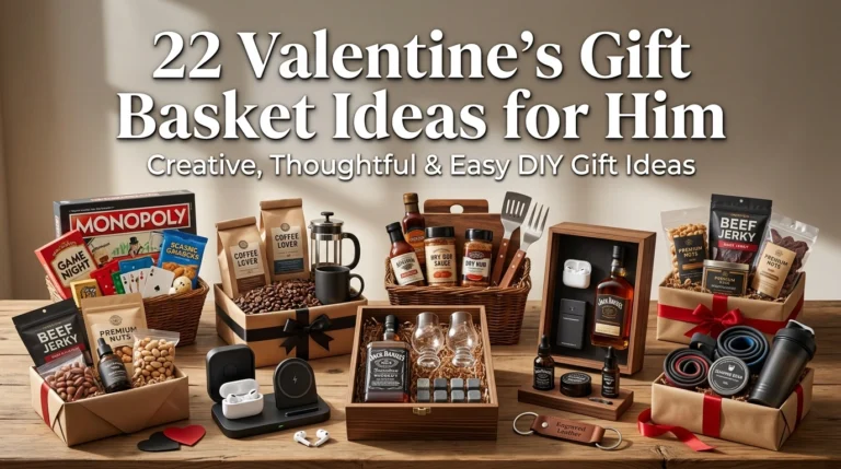 22 Valentine’s Gift Basket Ideas for Him