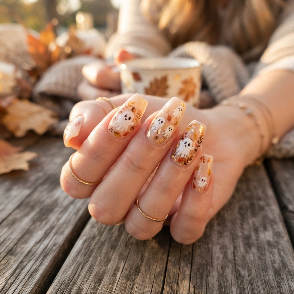 Autumn Leaf Ghosts