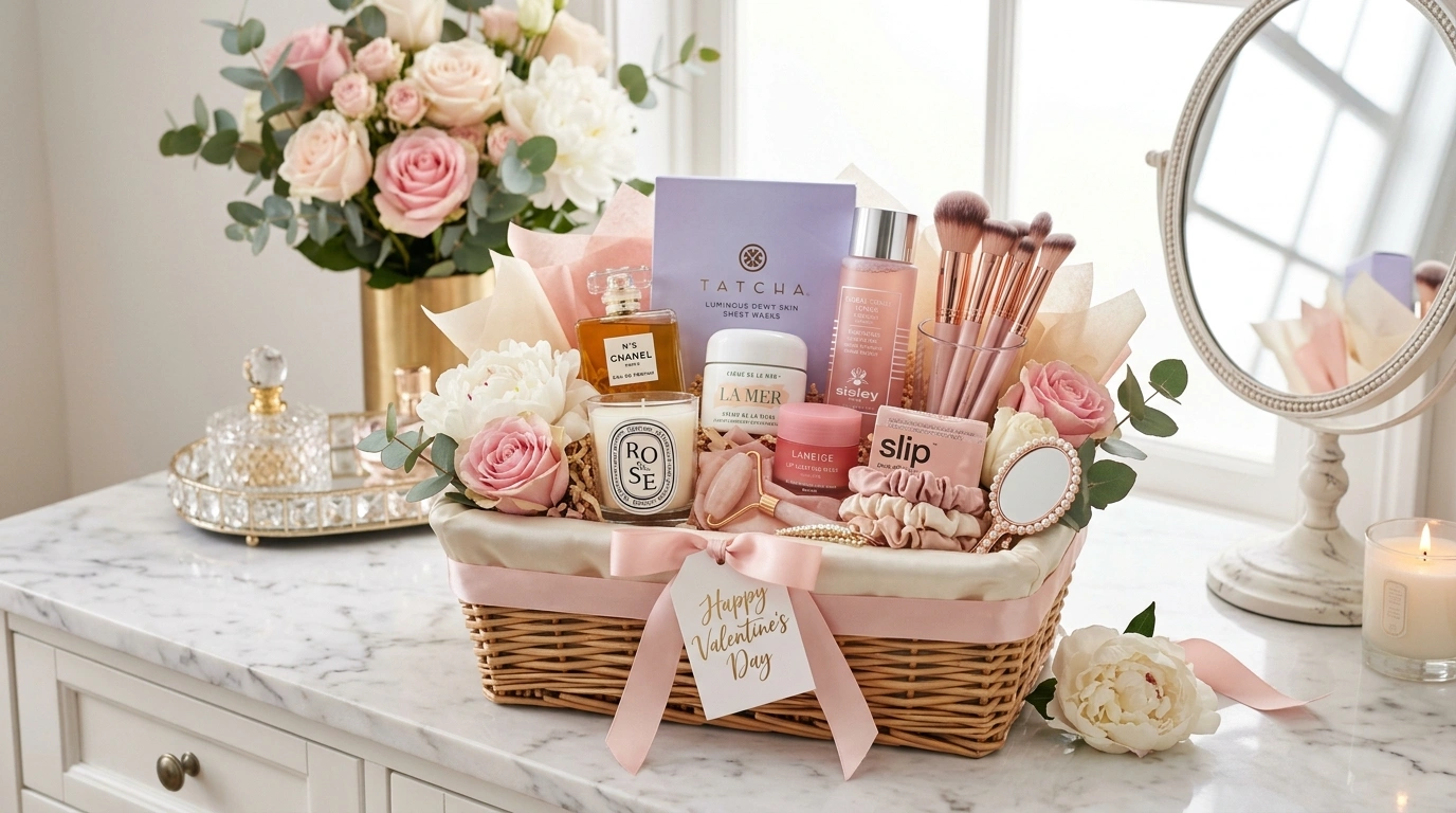 Beauty Essentials Basket