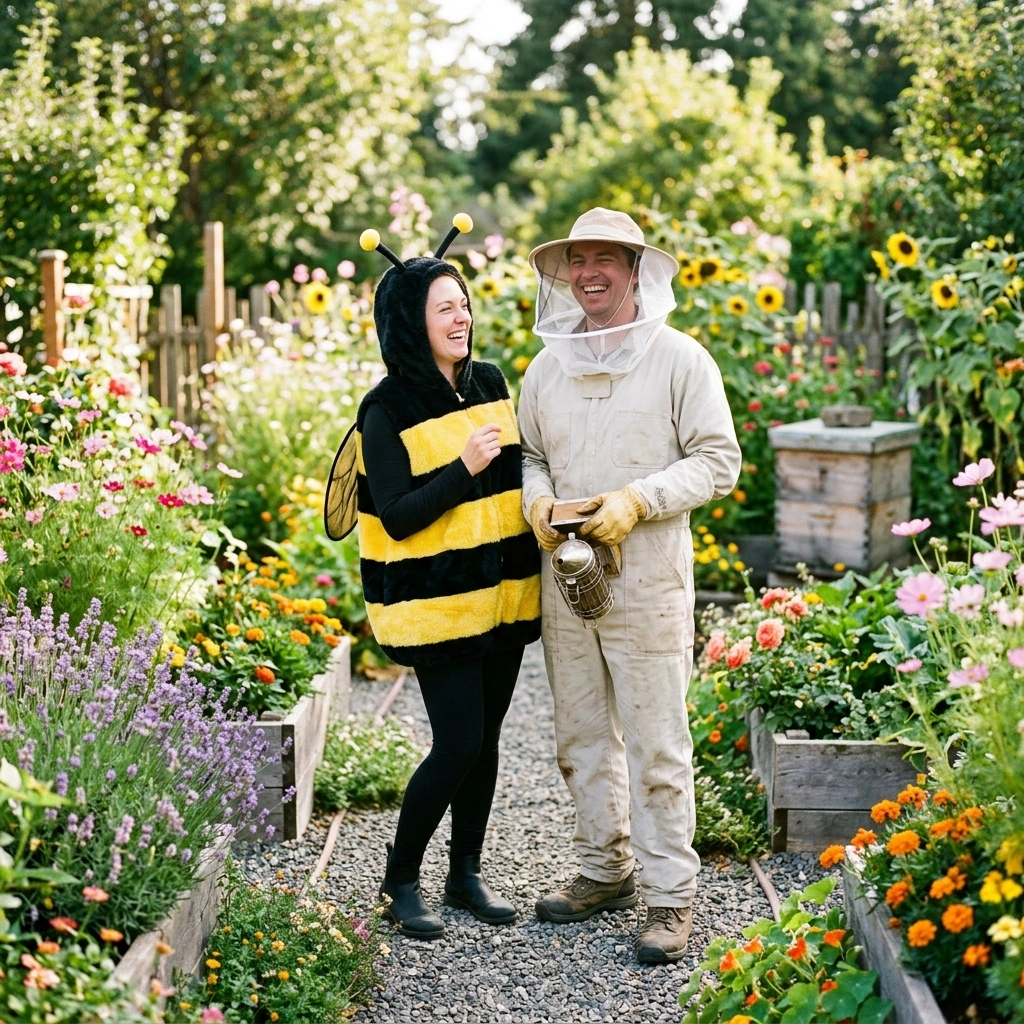 Bee & Beekeeper
