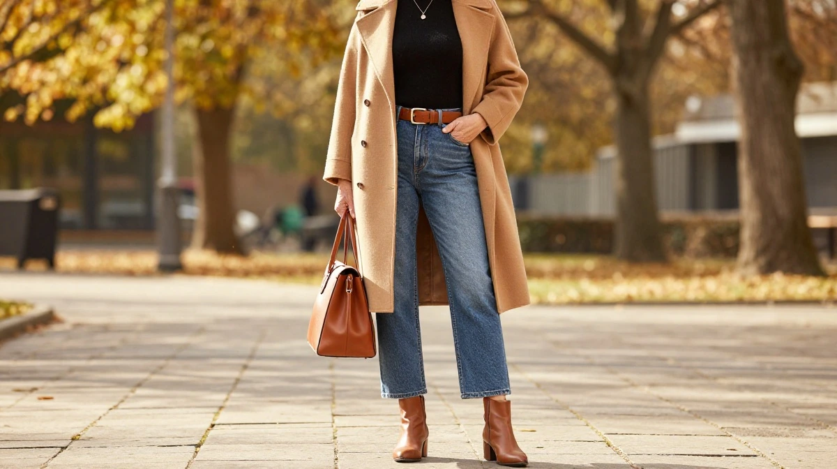 Belted Denim Look