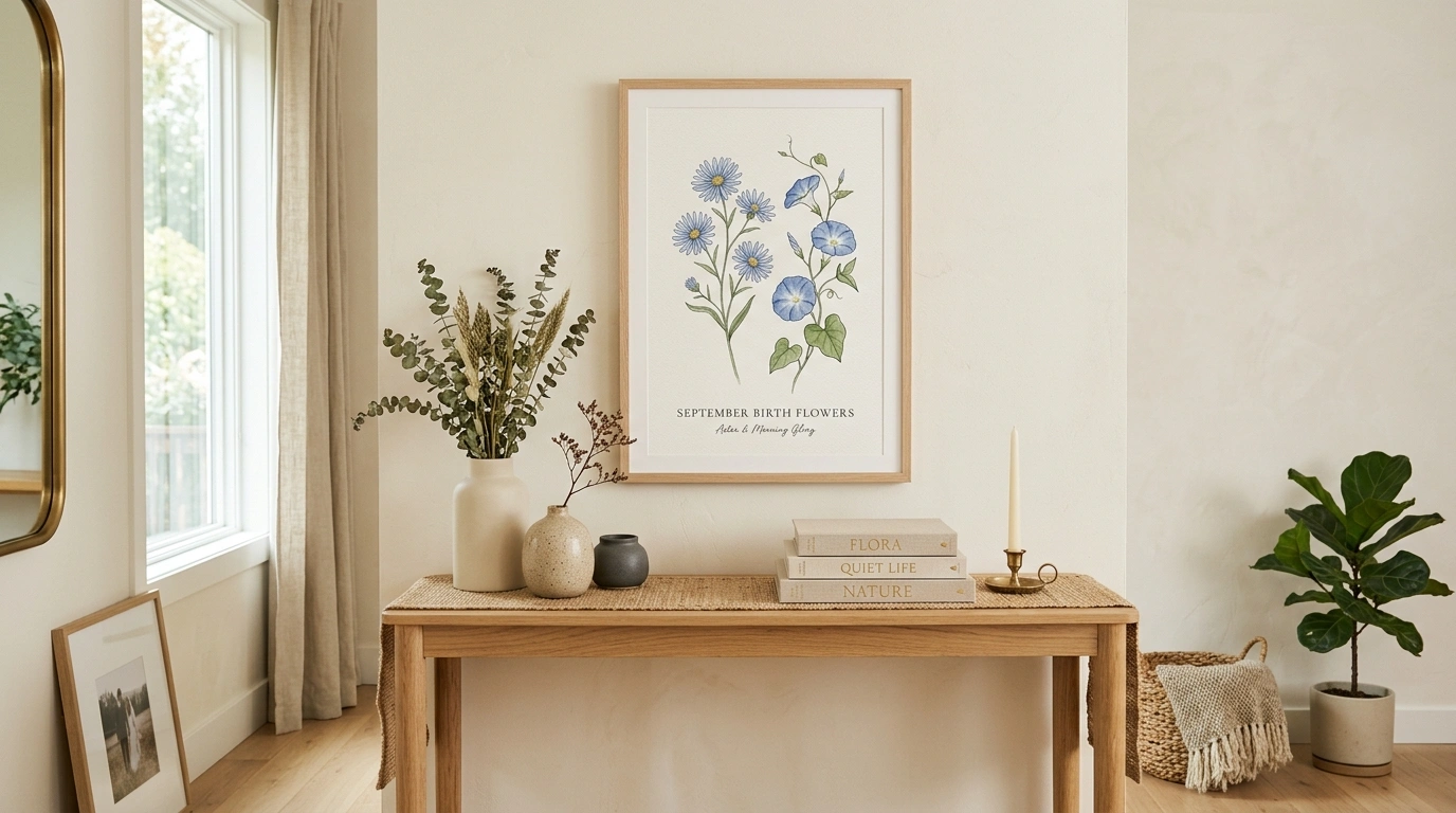 Birth Flower Art