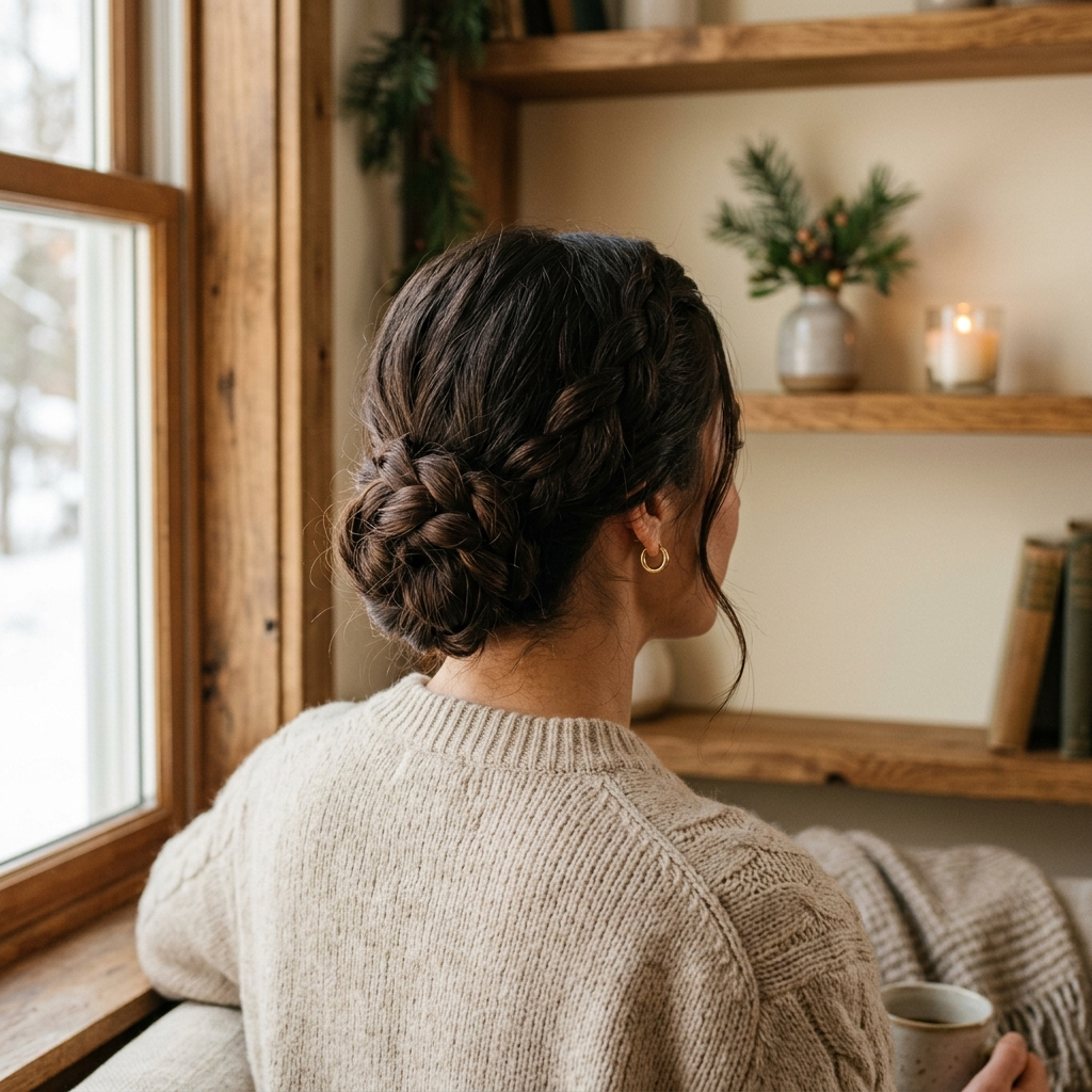 Braided Low Bun