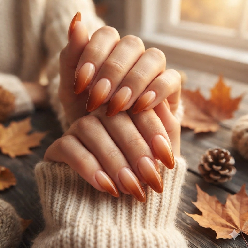 Burnt Orange Ombre
