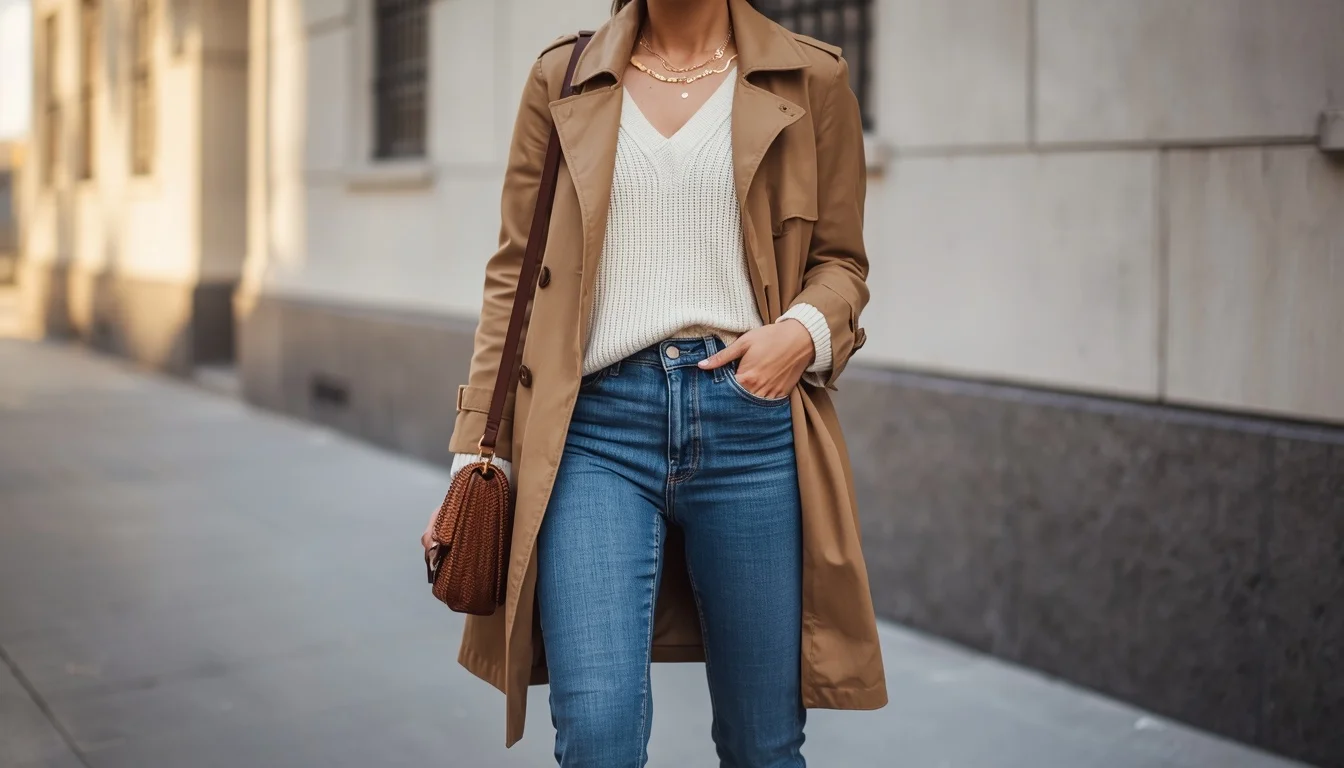Camel Trench Layers