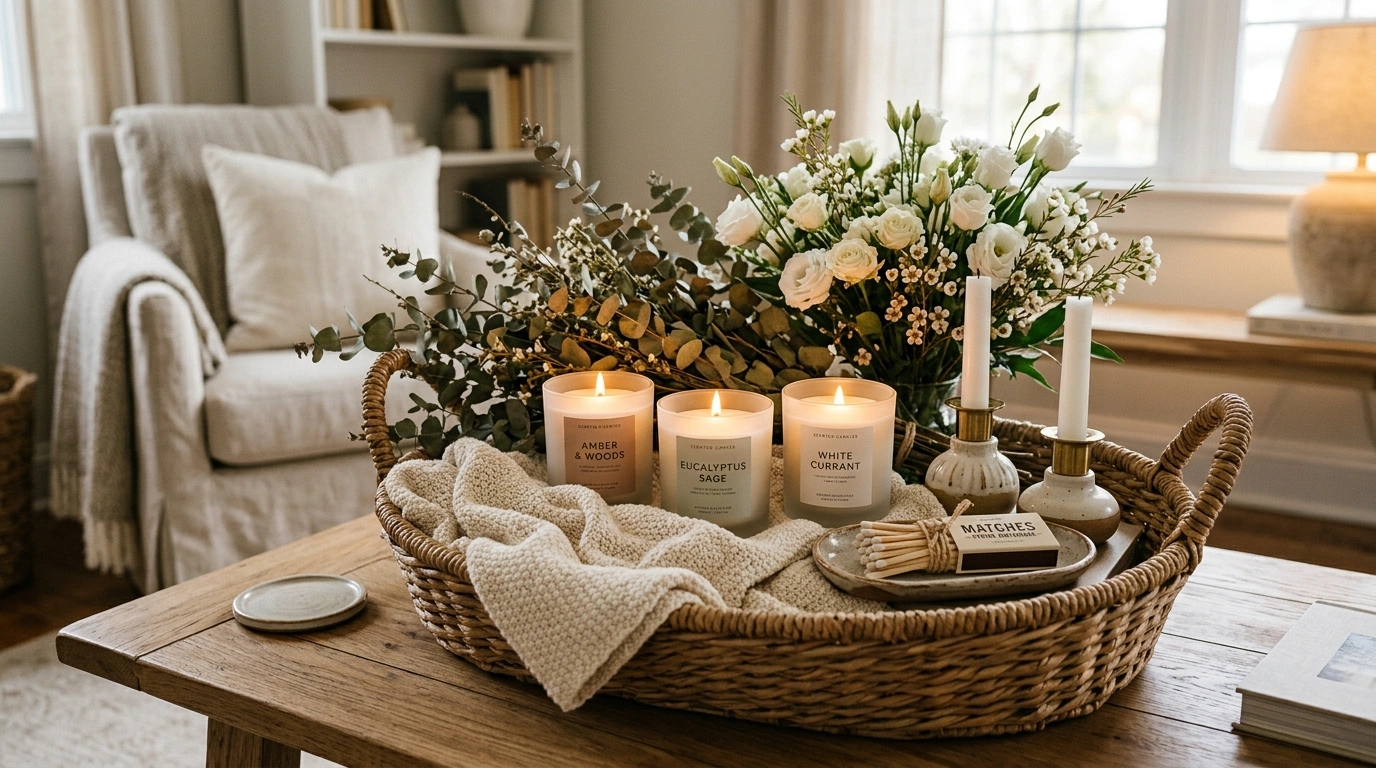 Candle Comfort Basket