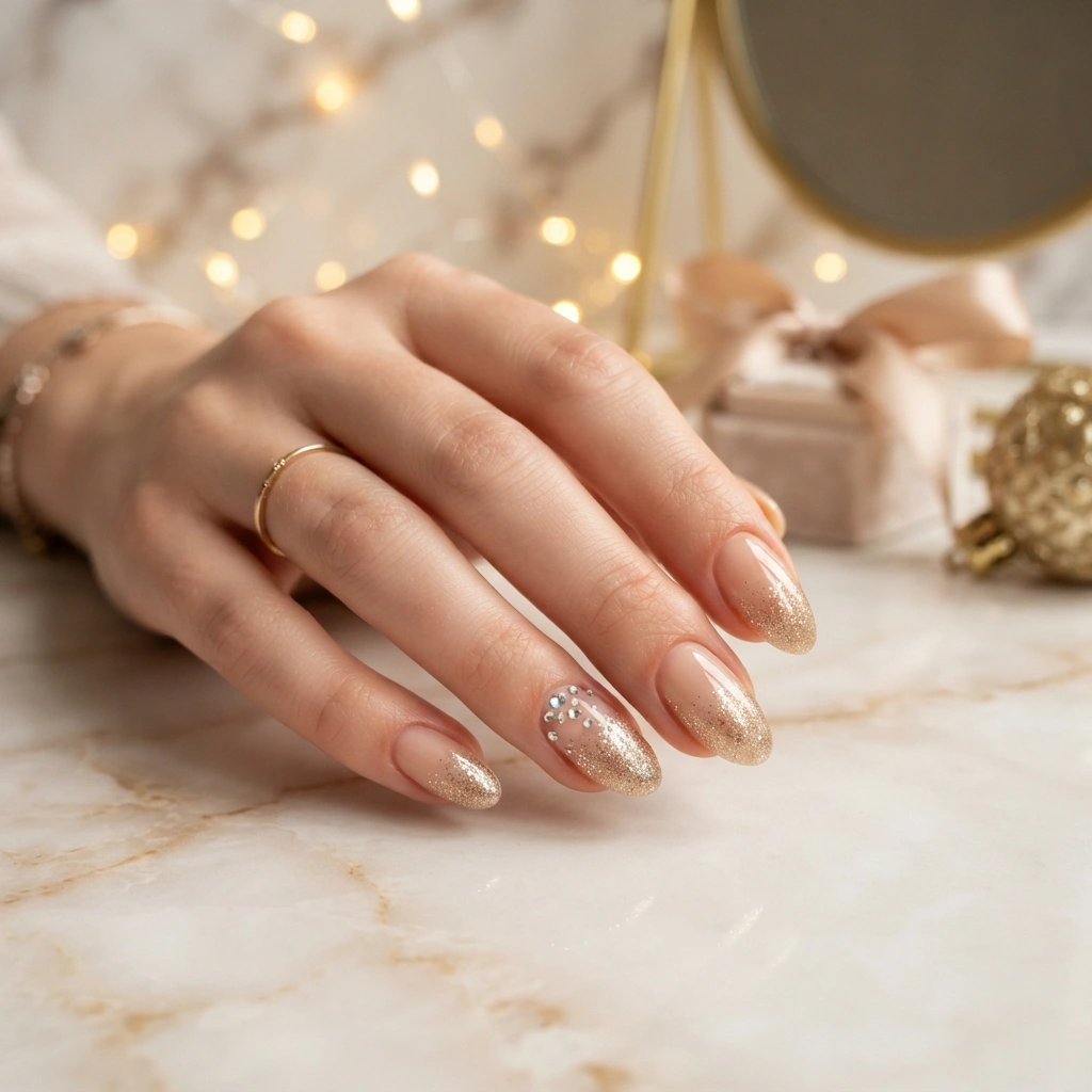 Champagne Ombré Sparkle