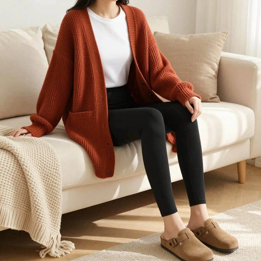 Chunky Cardigan Combo