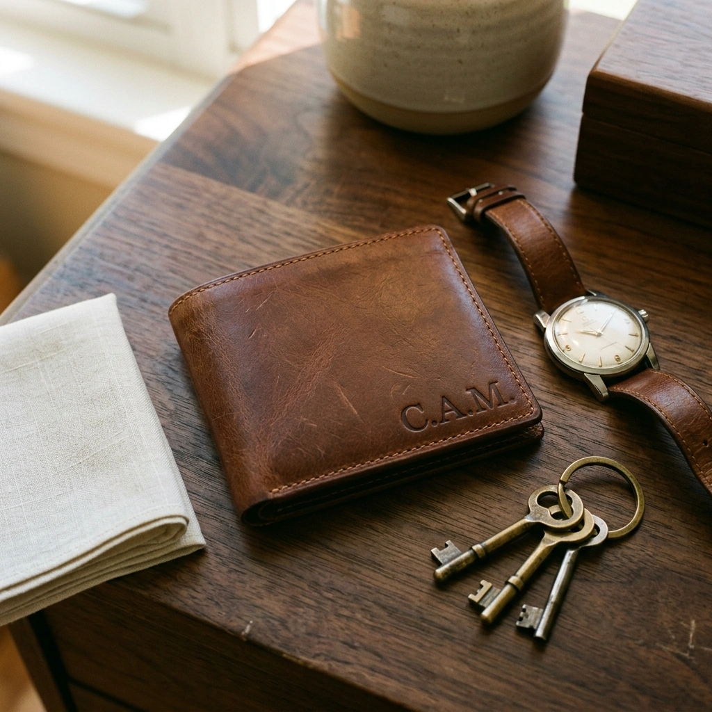 Custom Leather Wallet