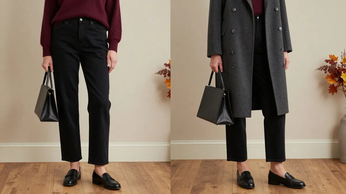Elegant Black Denim