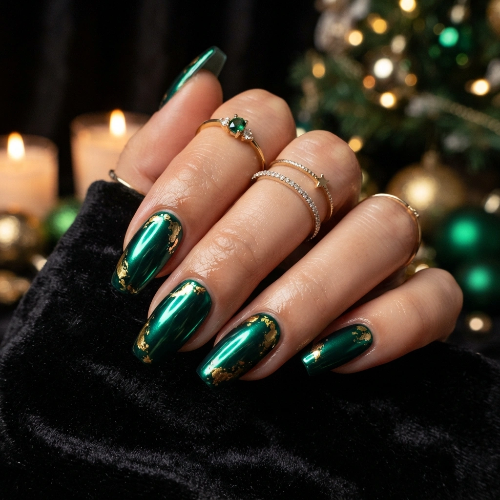 Emerald Luxe Chrome