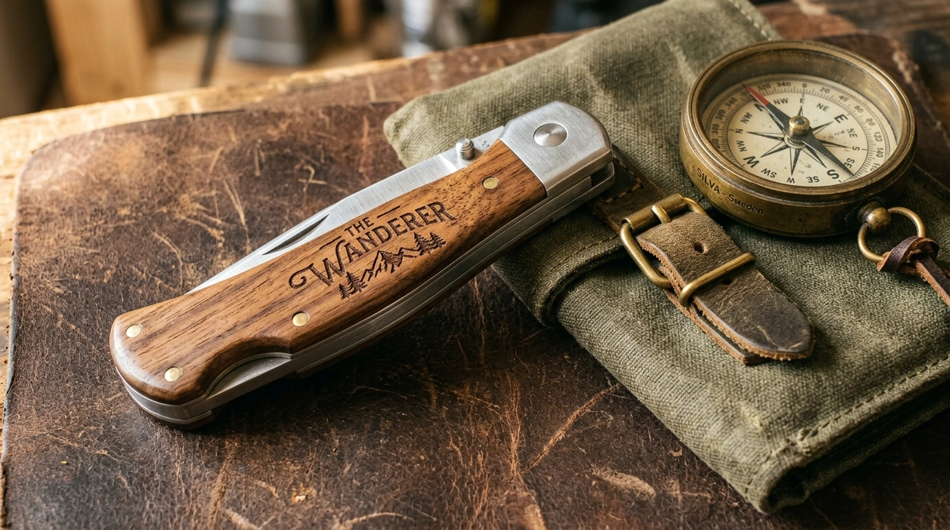Engraved Pocket Knife