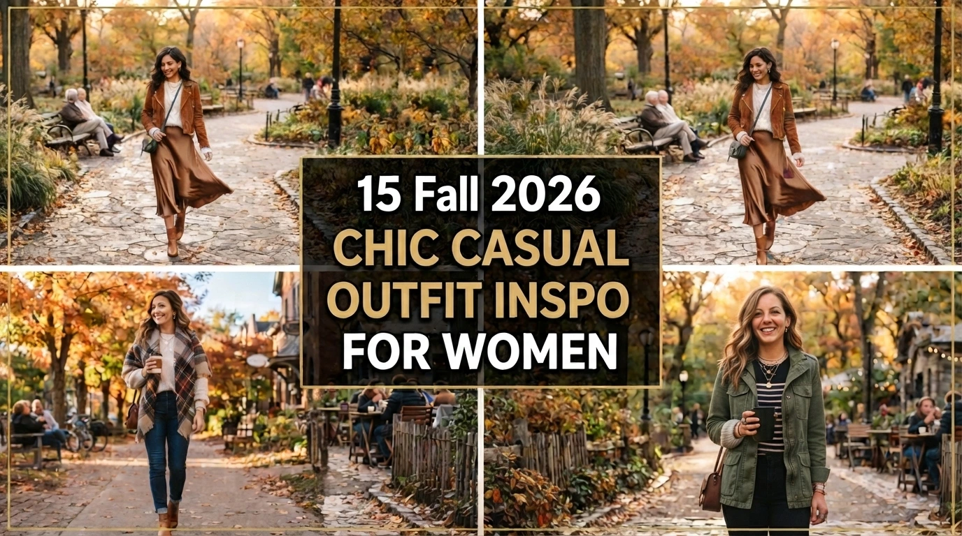 15 Fall 2026 Chic Casual Outfit Inspo for Women