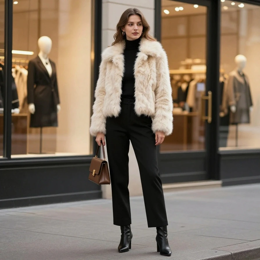 Faux Fur Accent
