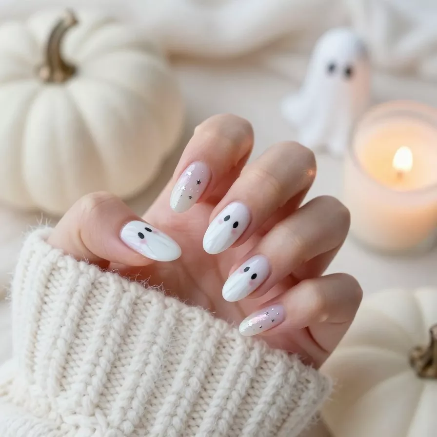 Floating Ghost Nails