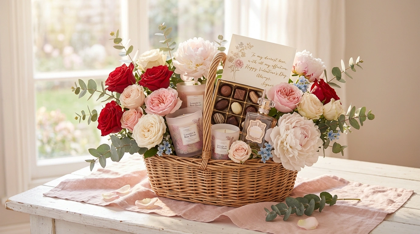 Floral Romance Basket