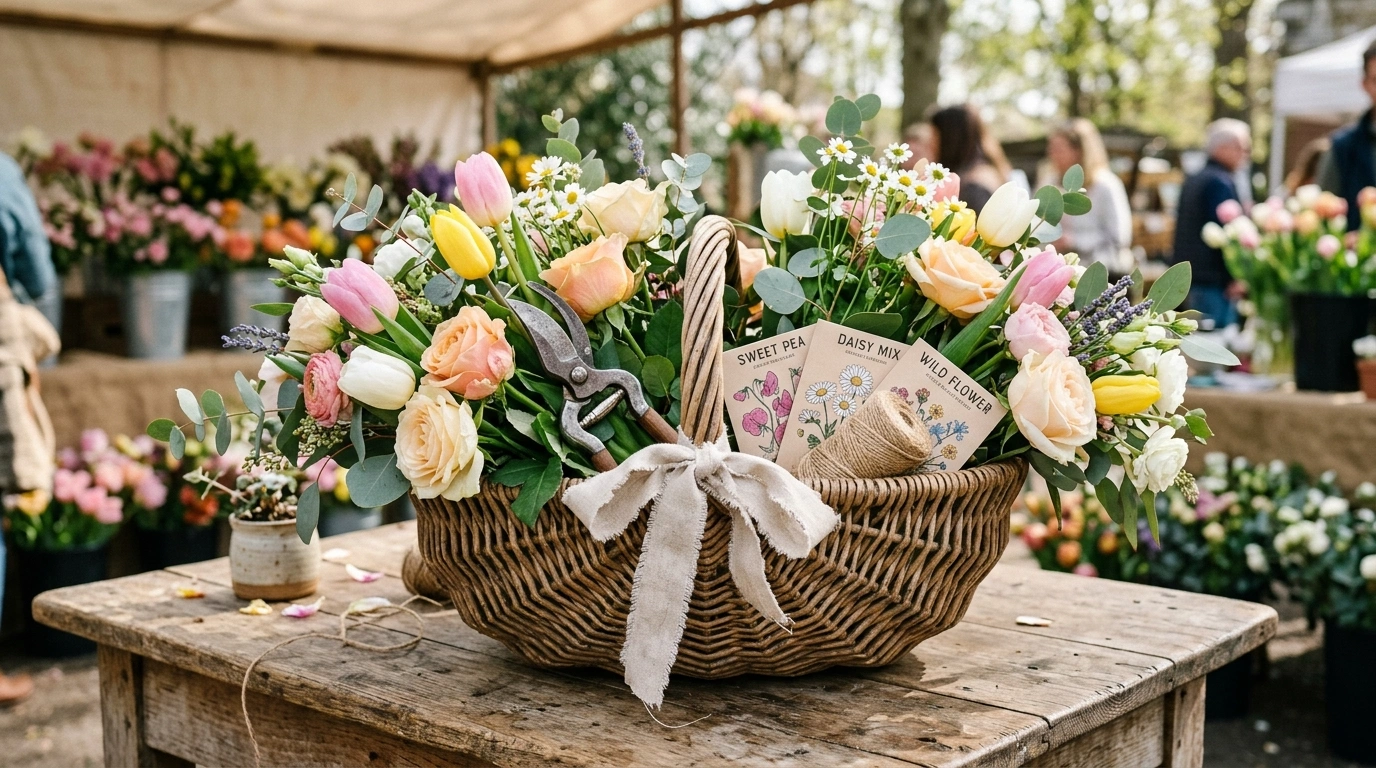 Flower Market Basket