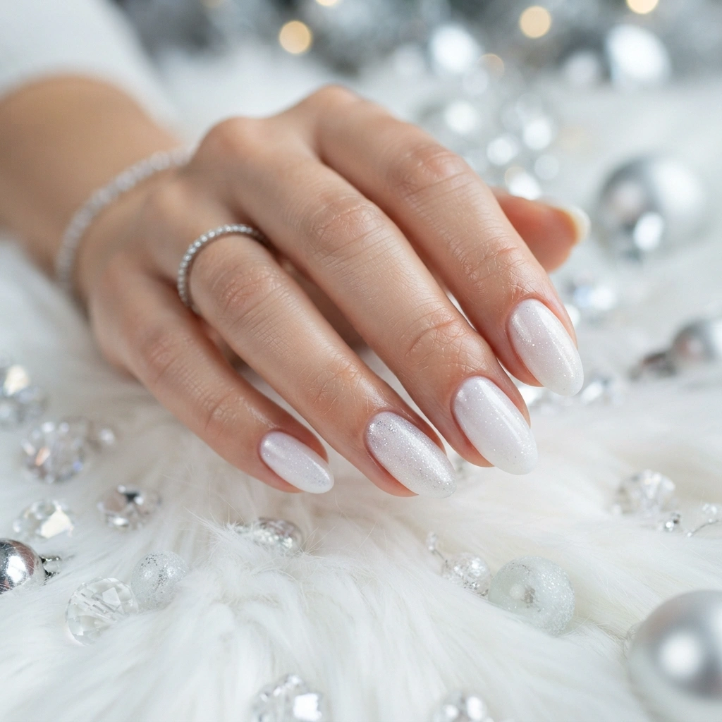 Frosted White Elegance