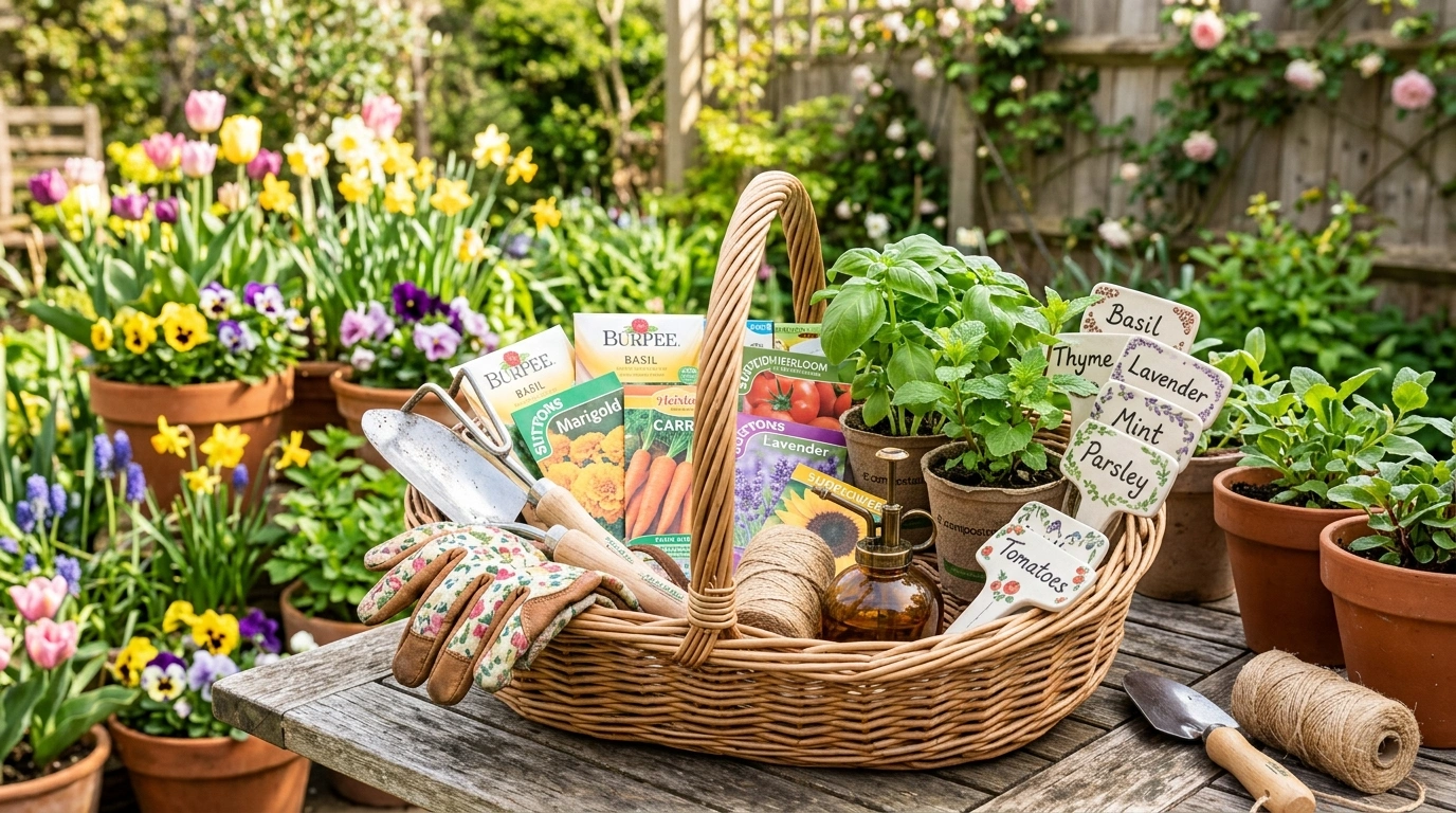 Gardening Gift Basket