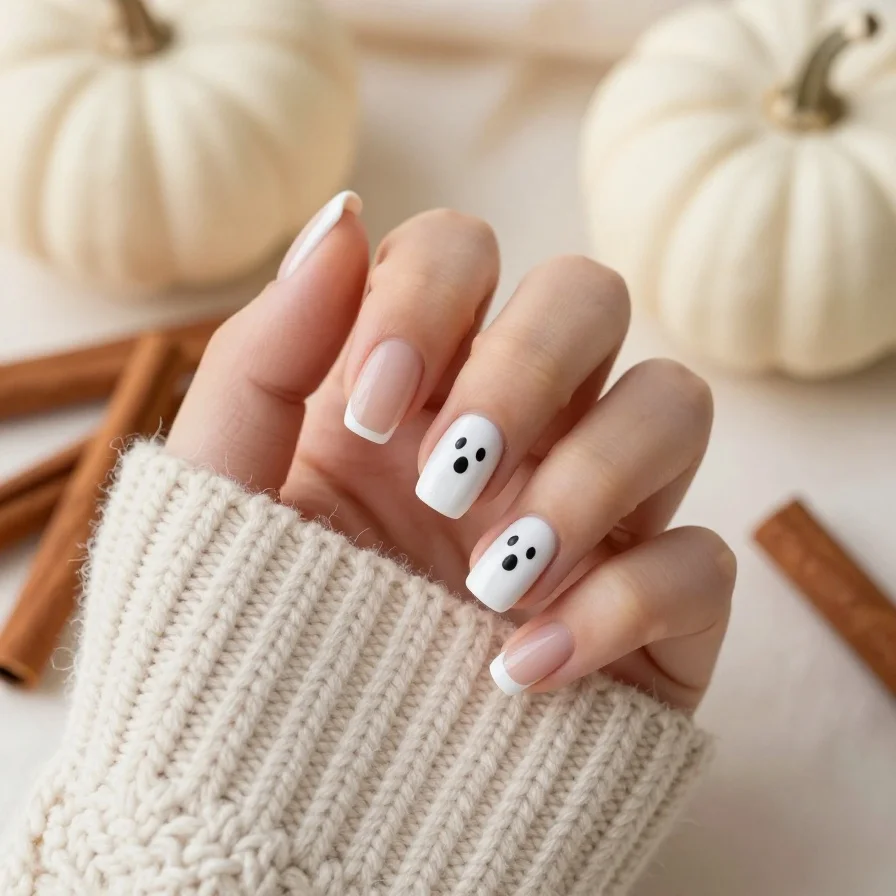Ghost French Tips