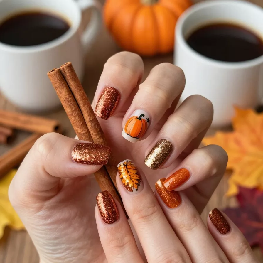 Glitter Pumpkin Spice