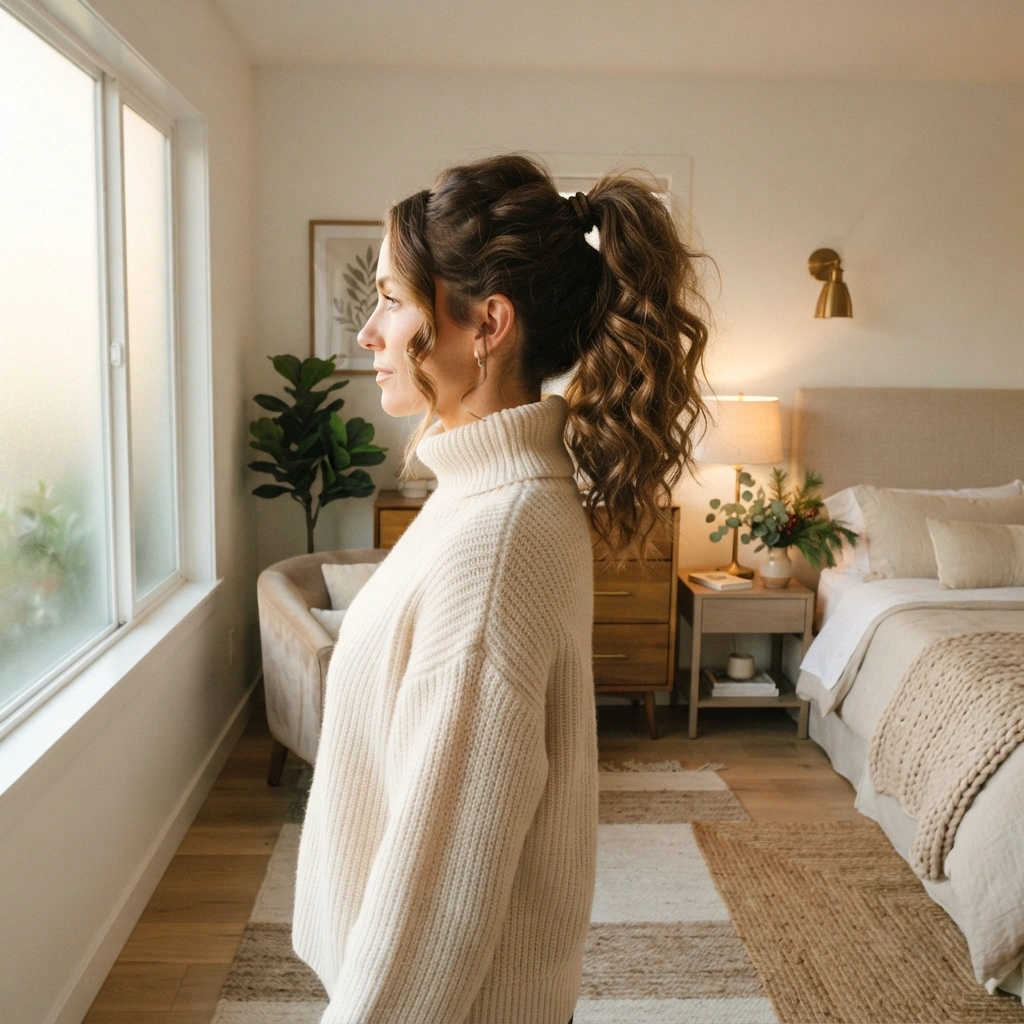 High Curly Pony
