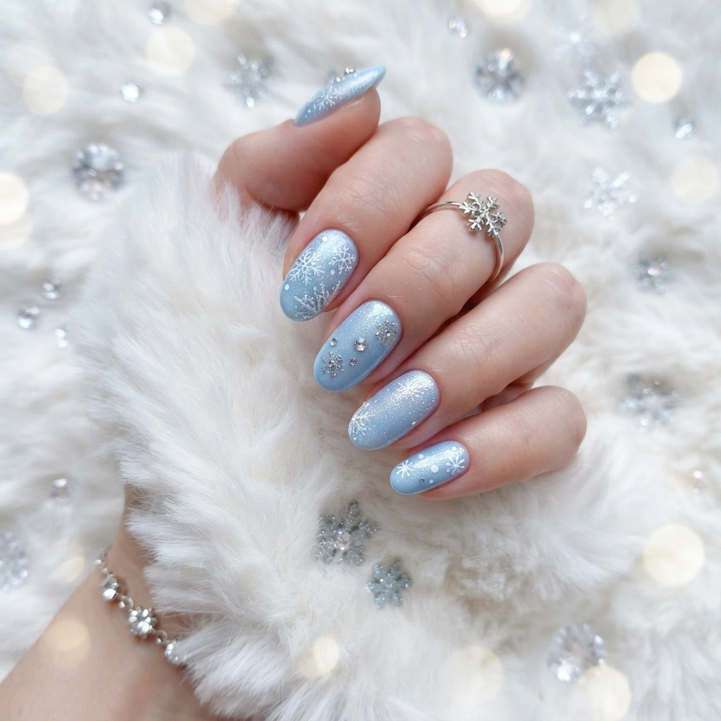 Icy Blue Shimmer