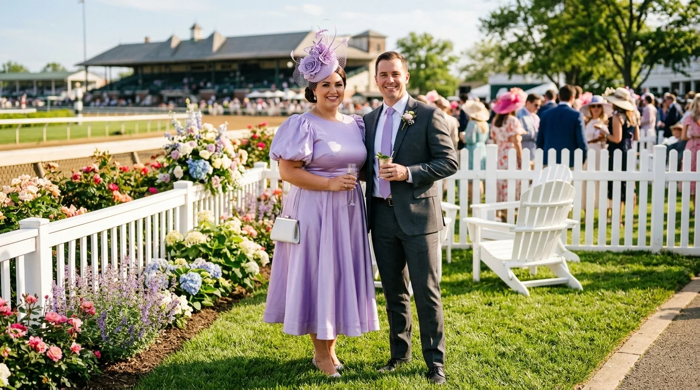 Lavender Satin Look