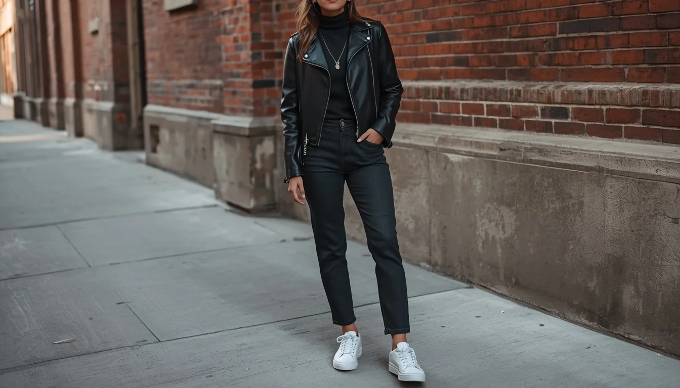 Leather Jacket Balance