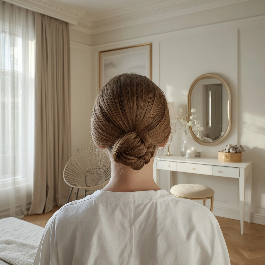 Low Sleek Bun