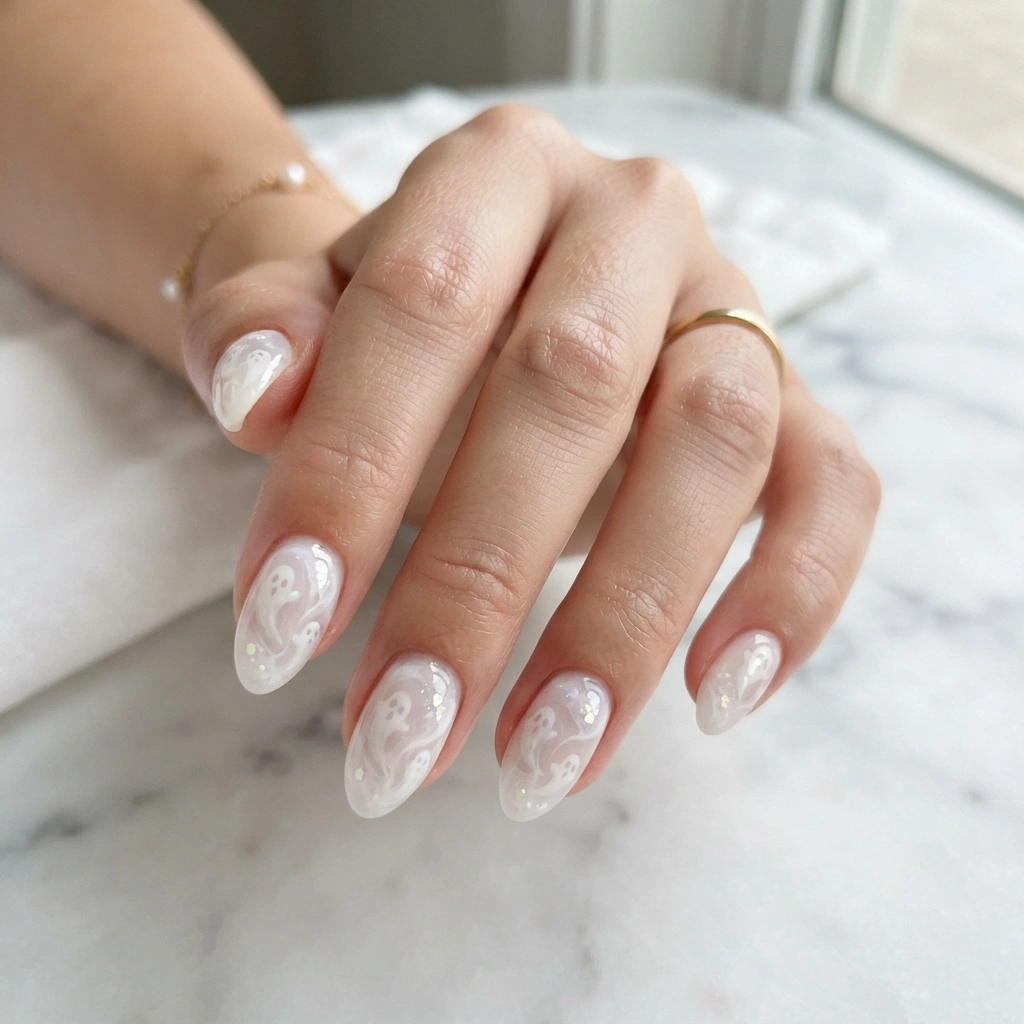 Milky Ghost Swirls