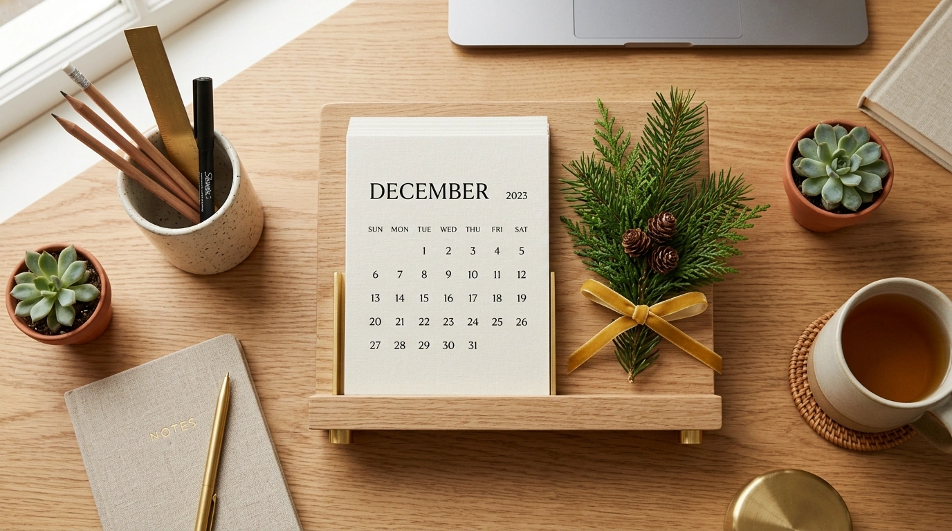 Mini Desktop Calendar