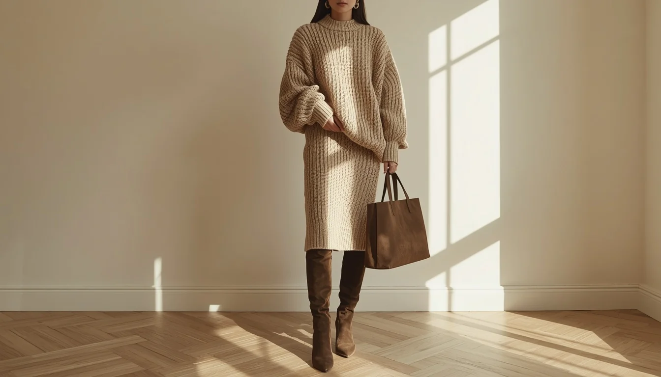 Monochrome Knit Set