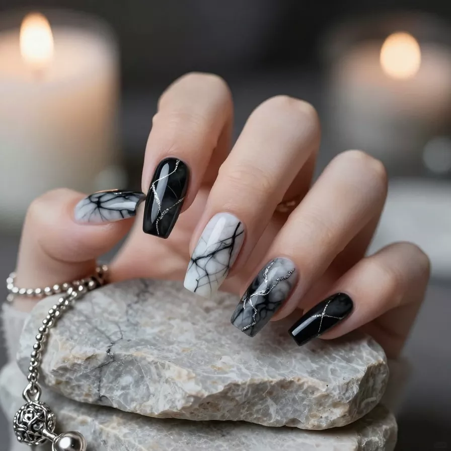 Monochrome Marble Magic