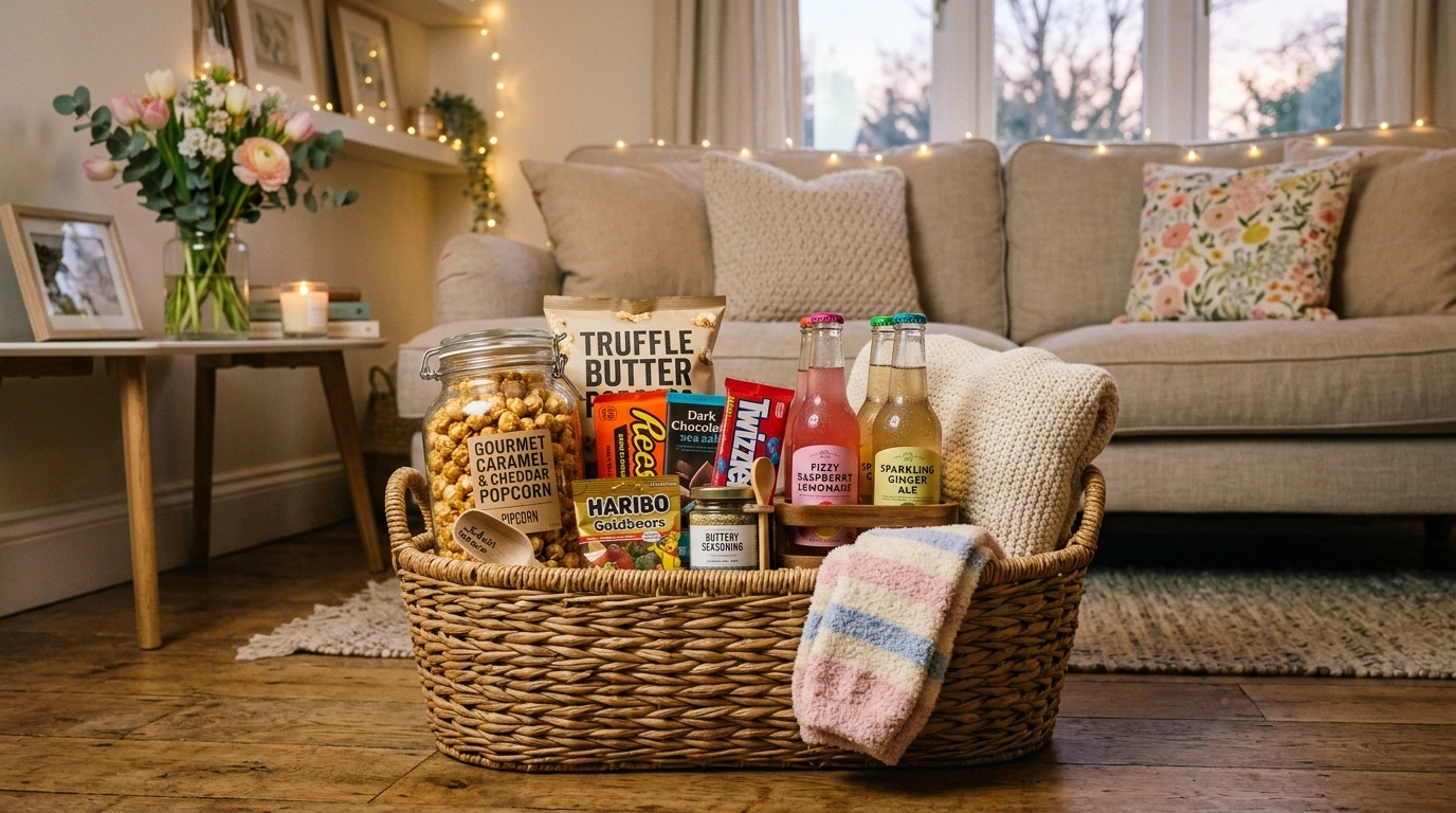 Movie Night Basket