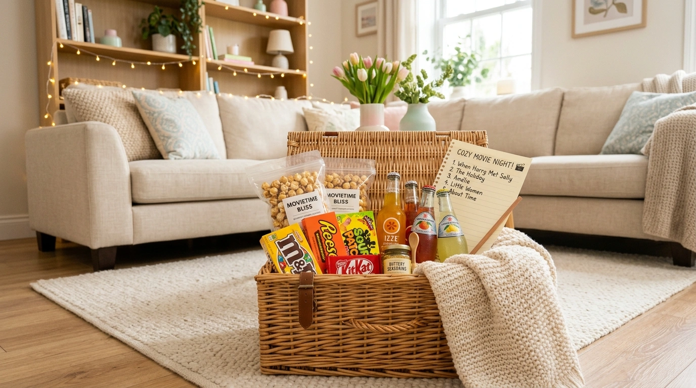 Movie Night Basket