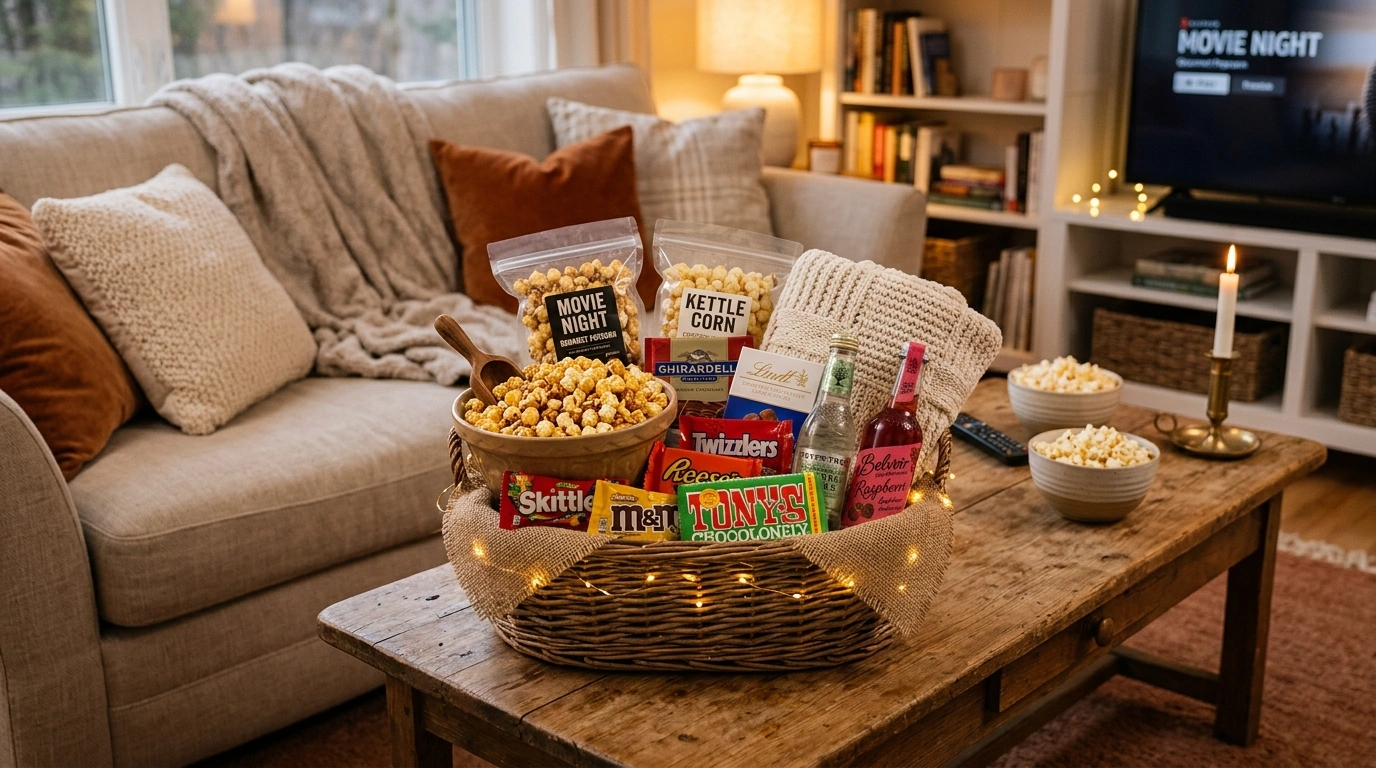 Movie Night Basket