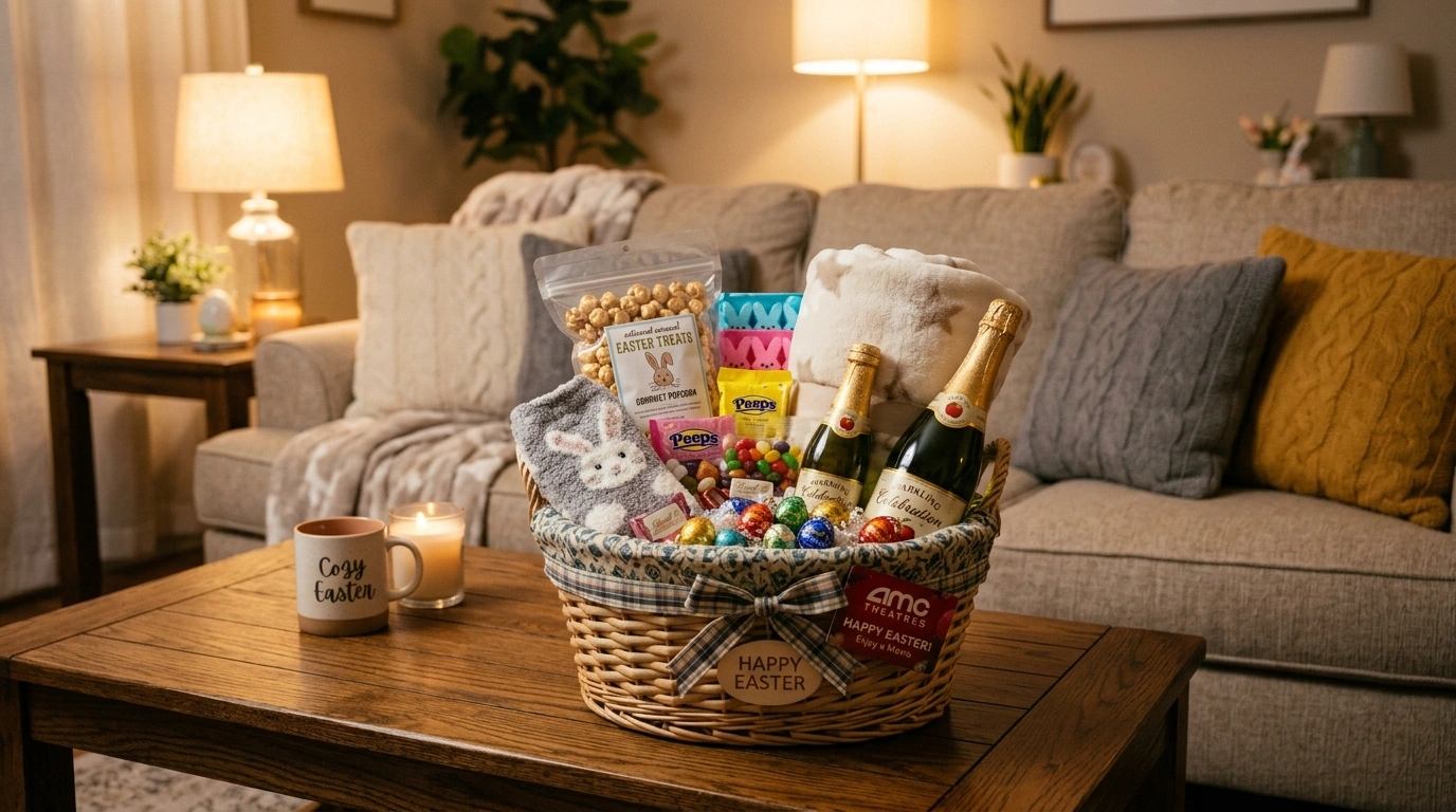 Movie Night Basket