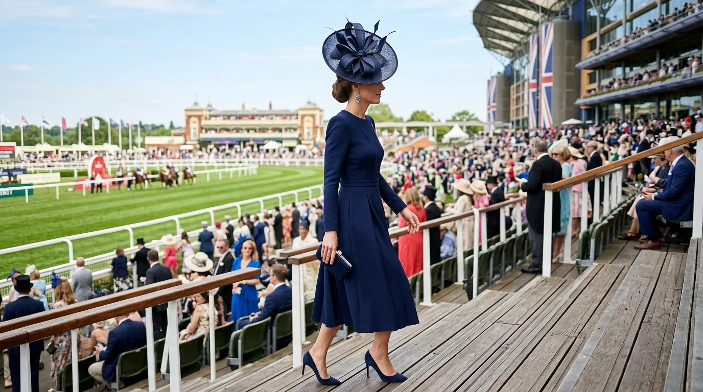 Navy Structured Silhouette